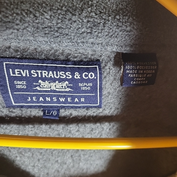 Levi Strauss Full Zip Fleece Jackec - Picture 3 of 4
